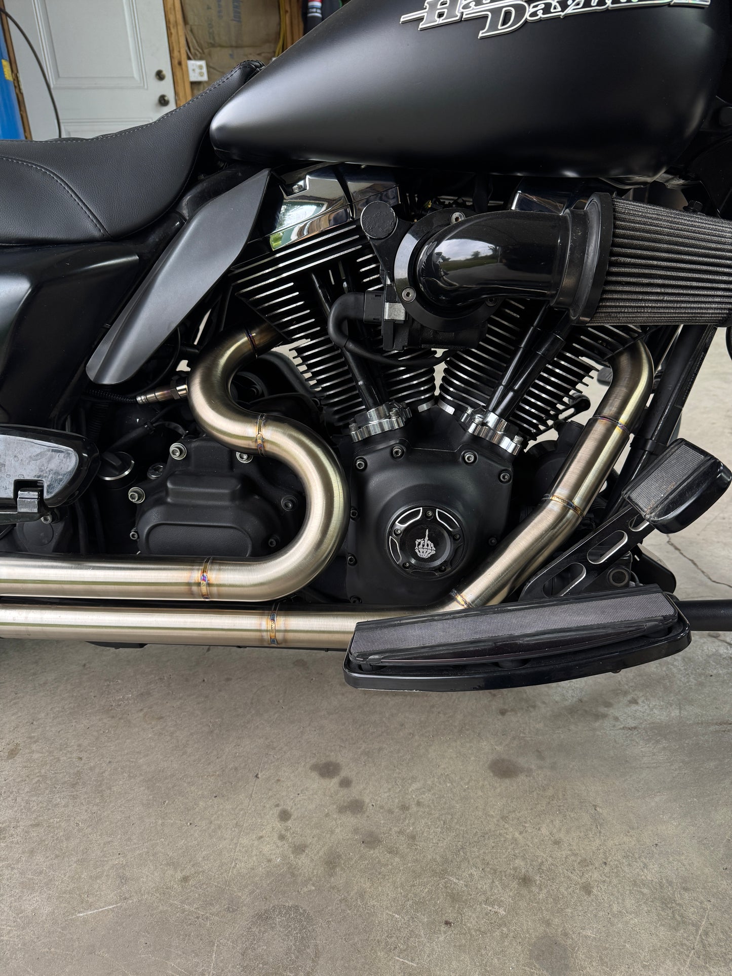 Twin cam touring full length exhaust (07-16)