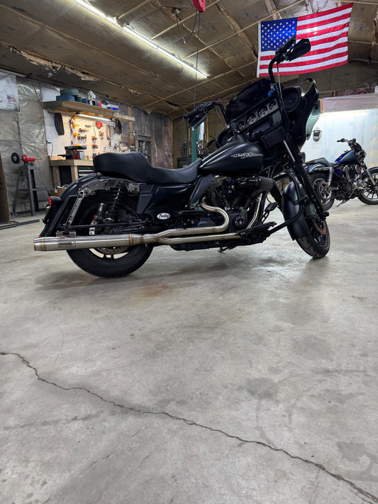 Twin cam touring full length exhaust (07-16)