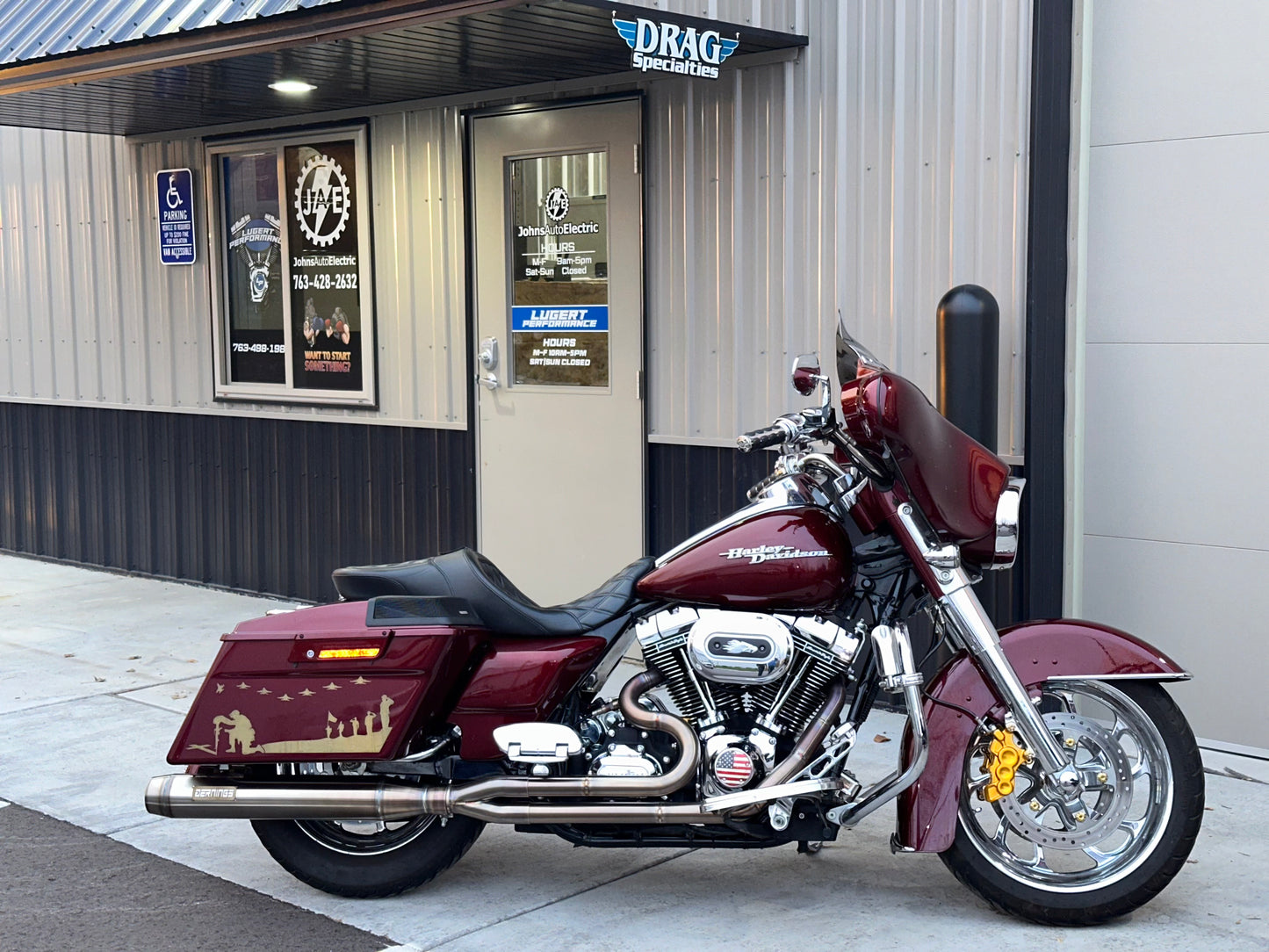 Twin cam touring full length exhaust (07-16) Bernings Performance