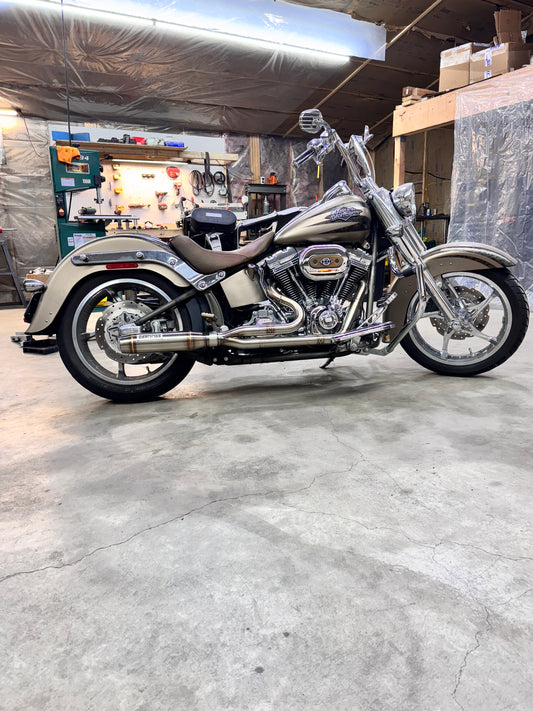 Twin cam softail 2 into 1 exhaust (99-17) Bernings Performance