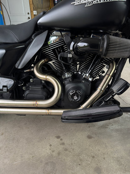 Twin cam touring full length exhaust (07-16)