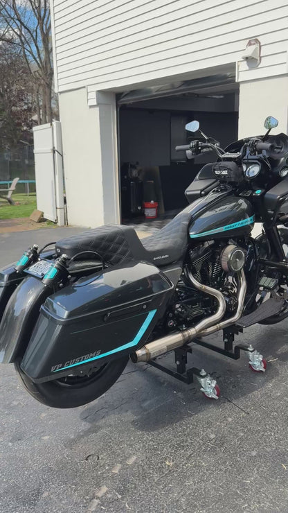 Shorty twin cam touring 2-1 exhaust system (95-16)