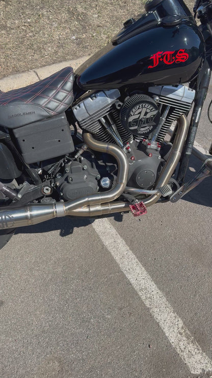 Late model Dyna 2 into 1 exhaust (06-17)