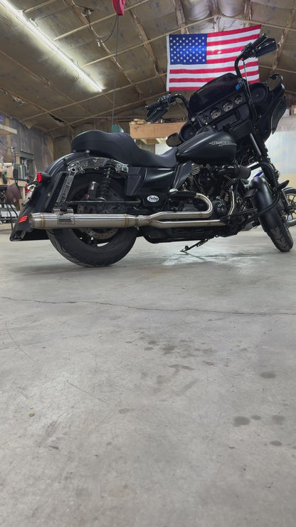Twin cam touring full length exhaust (07-16)